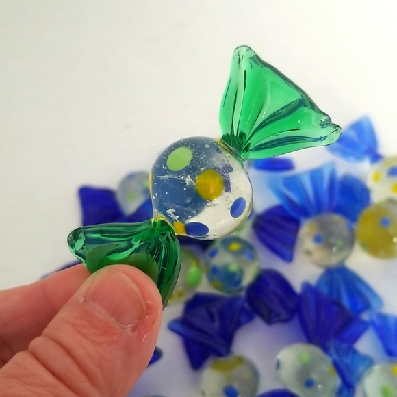 Vintage Hand Blown Glass Candy Lot - Picture 3 of 5